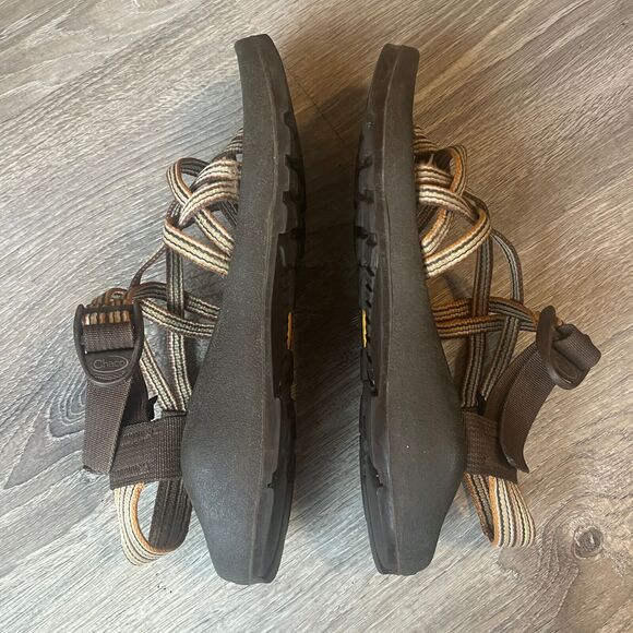 Chaco ZX/2 Classic Sandals Brown Vibram *Mismatched* Womens 7 Left + 8 Right - Picture 6 of 7